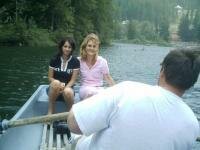 Mami si tati se plimbau cu barca 