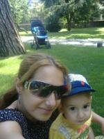 cu mami in parc